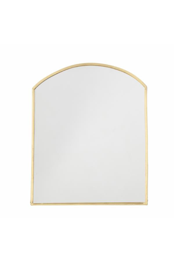 Bloomingville Inge Table Mirror, Brass, Glass