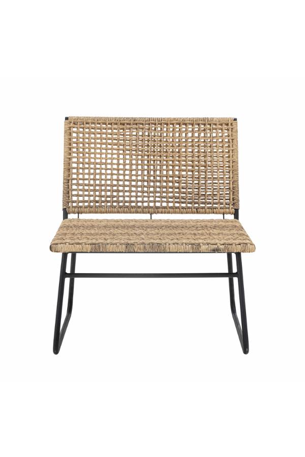 Bloomingville Vallone Lounge Chair, Nature, Polyrattan