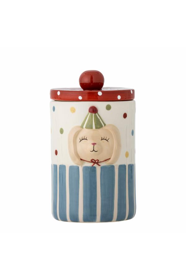 Bloomingville Mini Party Jar w/Lid, Multi, Stoneware