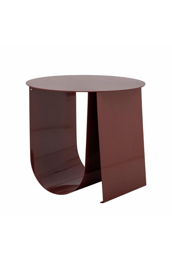 Bloomingville Cher Side Table, Red, Metal
