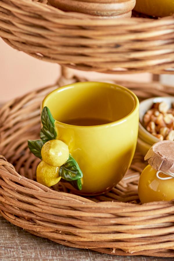 Creative Collection Limone Cup, Yellow, Stoneware