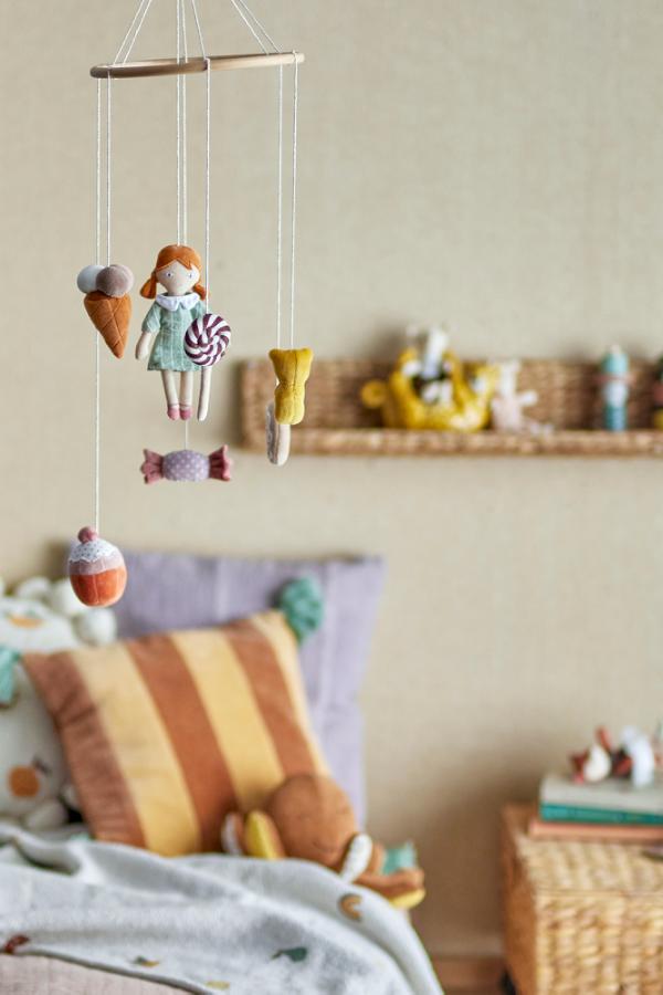 Bloomingville Mini Rosana Mobile, Brown, Cotton