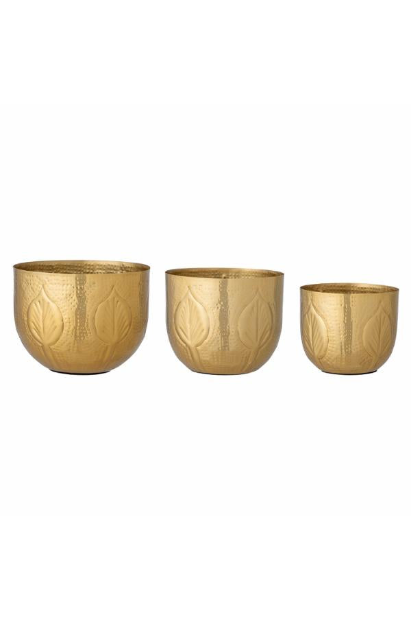 Creative Collection Bati Flowerpot, Brass, Iron