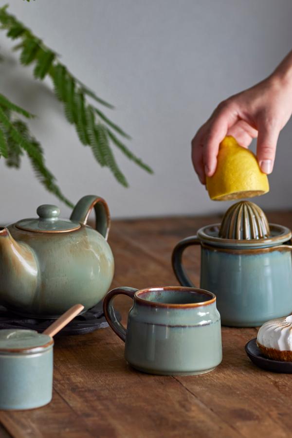 Bloomingville Pixie Teapot, Green, Stoneware