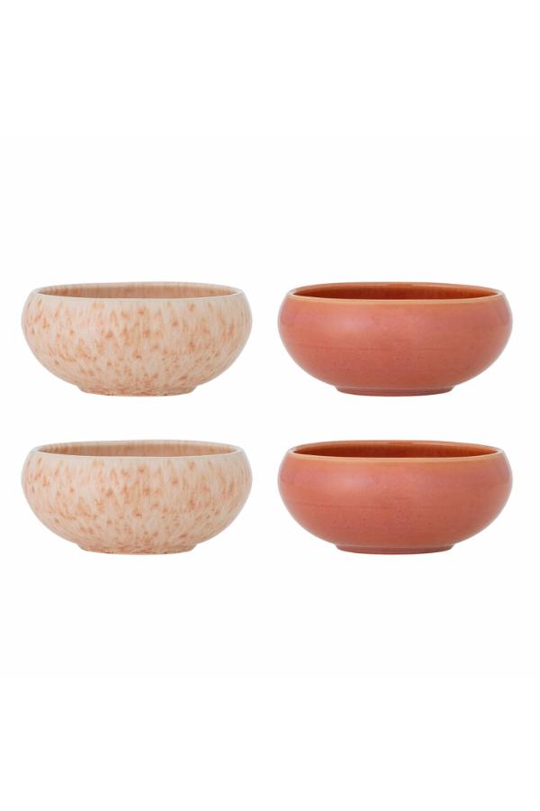 Bloomingville Roselyn Bowl, Rose, Stoneware