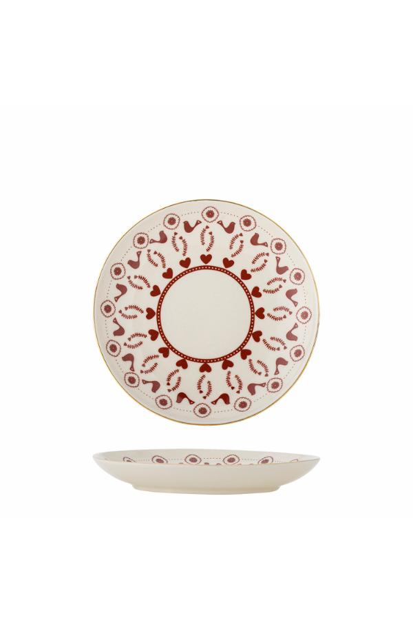Bloomingville Jolly Plate, Multi, Stoneware