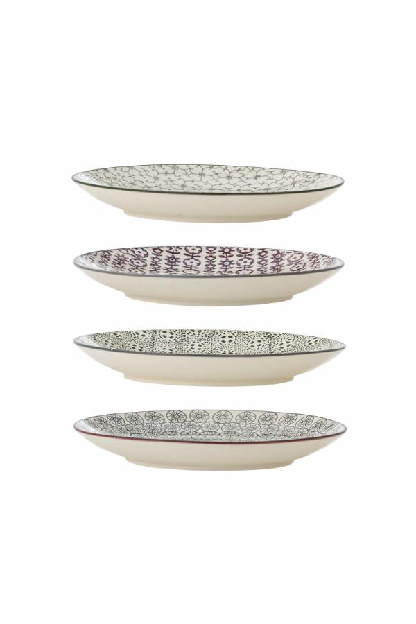 Bloomingville Karine Plate, Multi, Stoneware