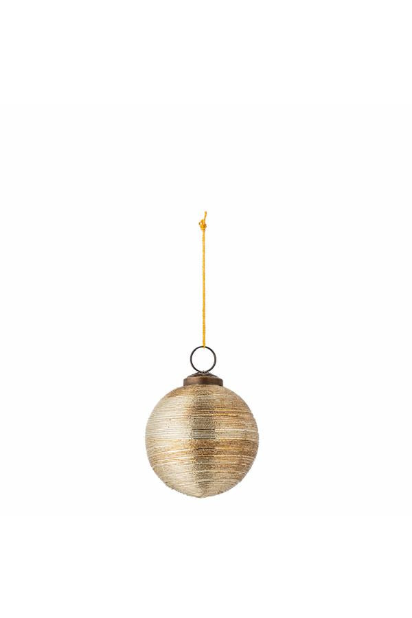 Bloomingville Nitin Ornament, Gold, Glass
