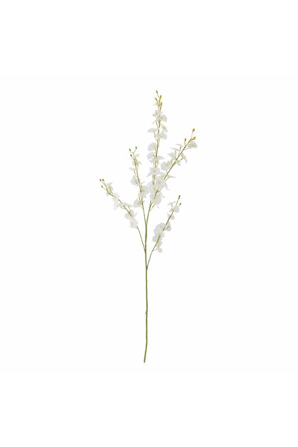 Bloomingville Orchid Stem, White, Artificial Flowers