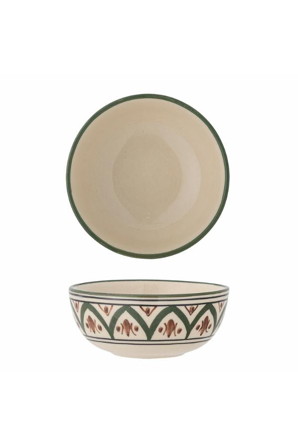 Creative Collection Karlie Bowl, Green, Stoneware