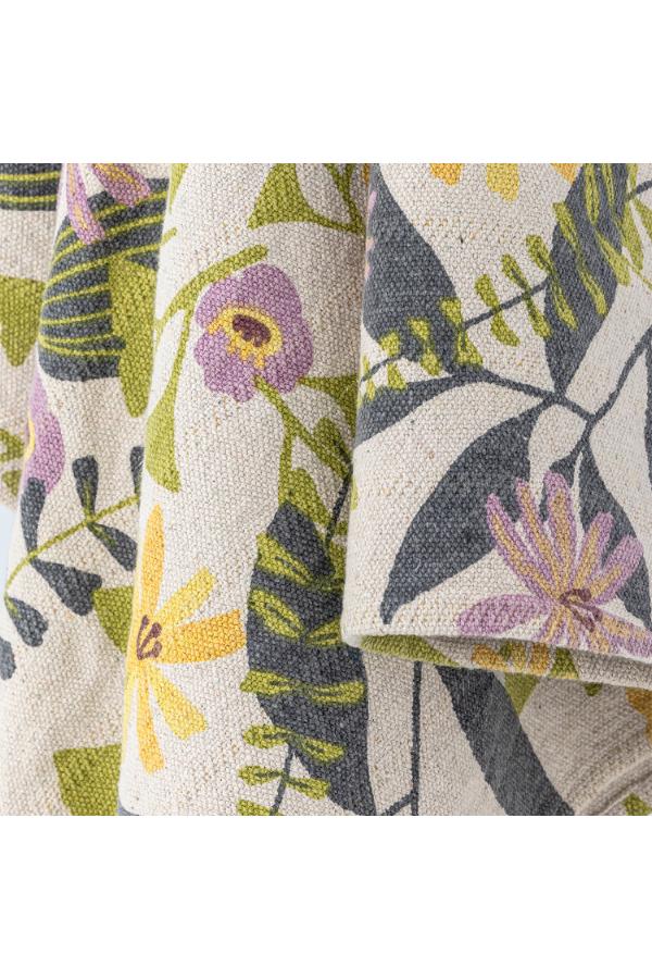 Creative Collection Camelie Throw, Multi, Recycled Cotton