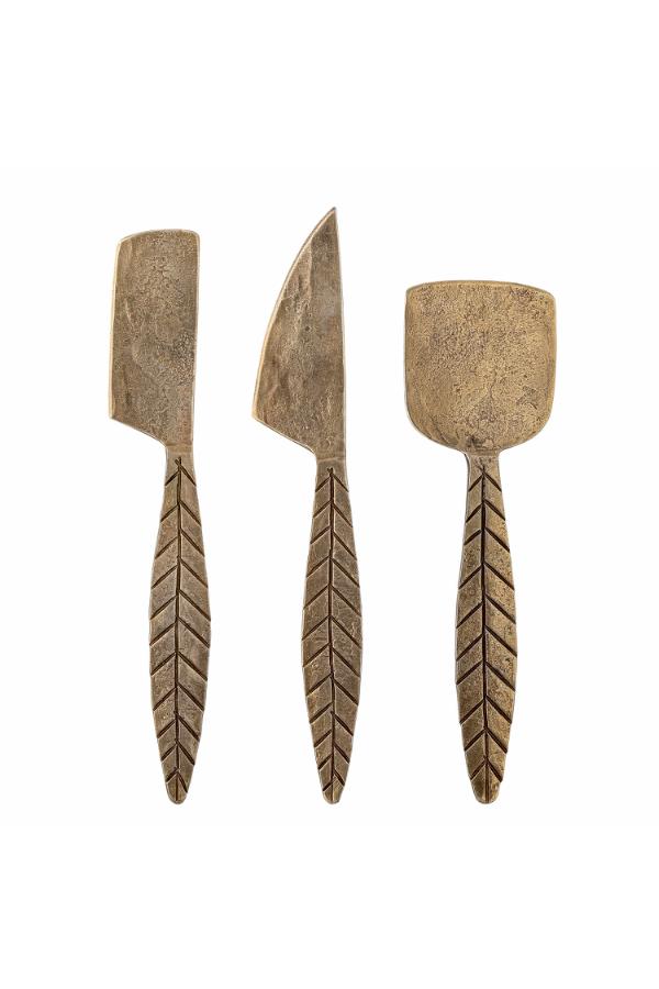 Creative Collection Citra Cheese Utensil, Brass, Metal