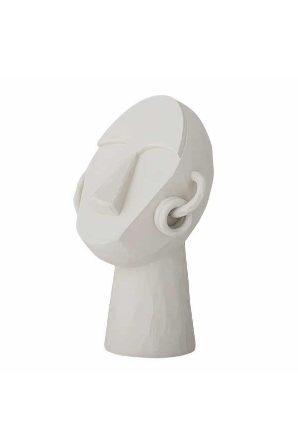 Bloomingville Luelle Deco, White, Polyresin