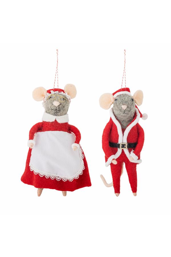 Bloomingville Peo Ornament, Red, Wool