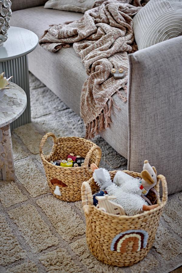Bloomingville Okapi Throw, Brown, Recycled Cotton