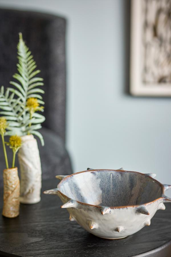 Bloomingville Edie Bowl, Blue, Stoneware