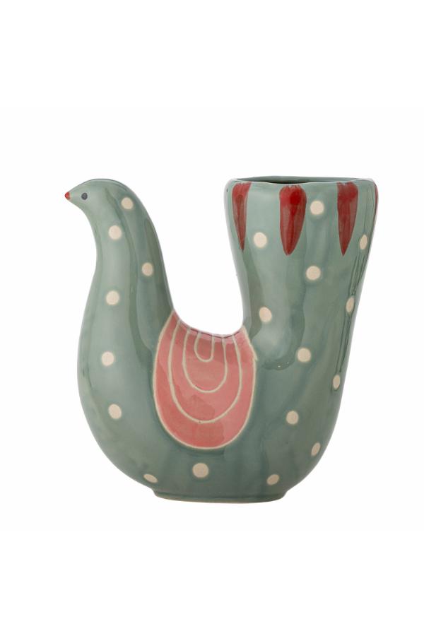 Bloomingville Trudy Vase, Blue, Stoneware