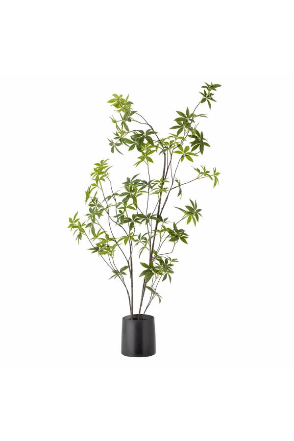 Bloomingville Palmatum Plant, Green, Artificial Flowers
