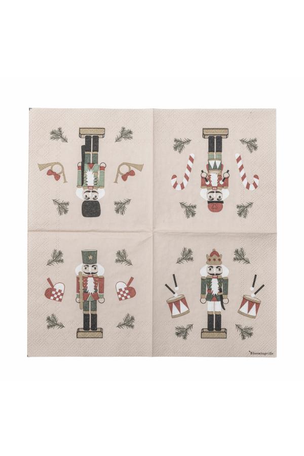 Bloomingville Jolly Napkin, Multi, FSC®Mix, Paper
