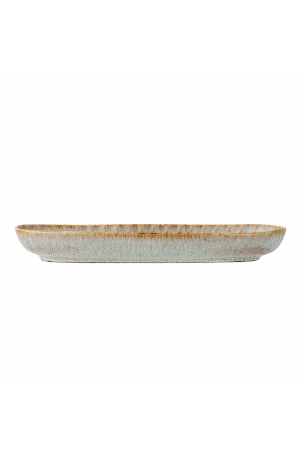Creative Collection Fleur Serving Plate, Nature, Stoneware
