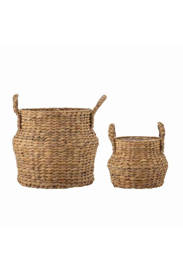 Bloomingville Bjorn Basket, Nature, Water Hyacinth