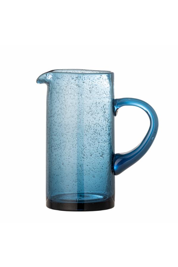 Creative Collection Tabby Jug, Blue, Glass