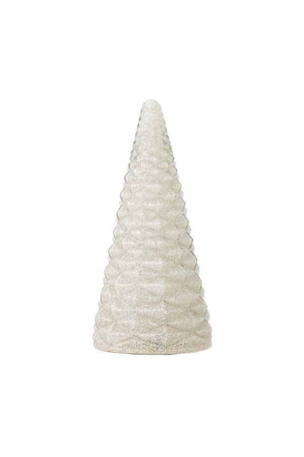 Bloomingville Emilius Deco Tree, White, Recycled Glass