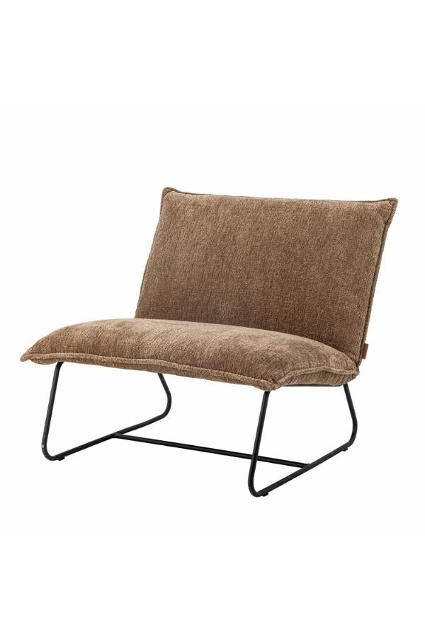 Bloomingville Cape Lounge Chair, Brown, Recycled Polyester