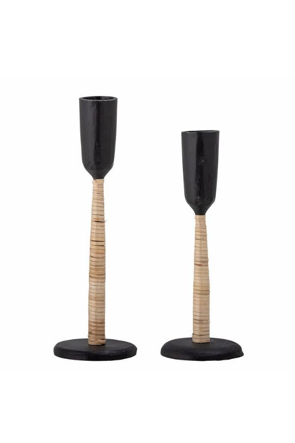 Bloomingville Kesha Candle Holder, Black, Metal