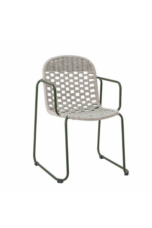 Bloomingville Calana Dining Chair, Green, Metal