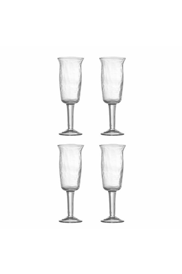Bloomingville Asha Wine Glass, Clear, Recycled Glass