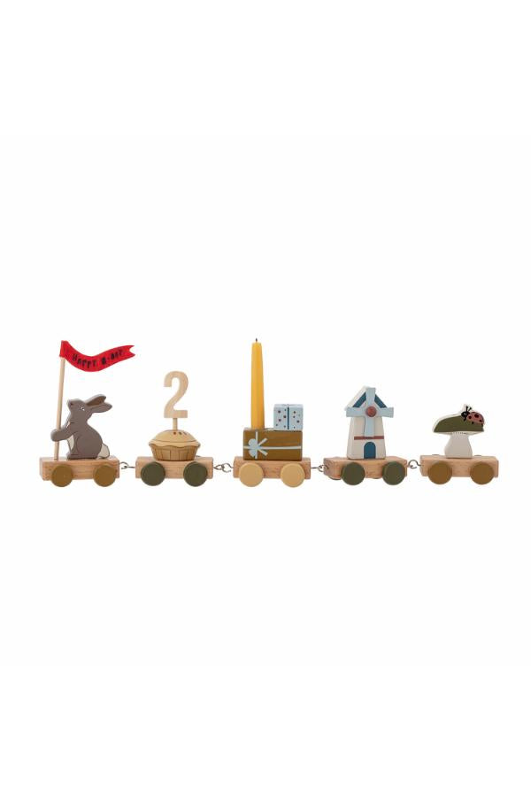 Bloomingville Mini Alfi Birthday Decoration, Multi, FSC®100%, MDF