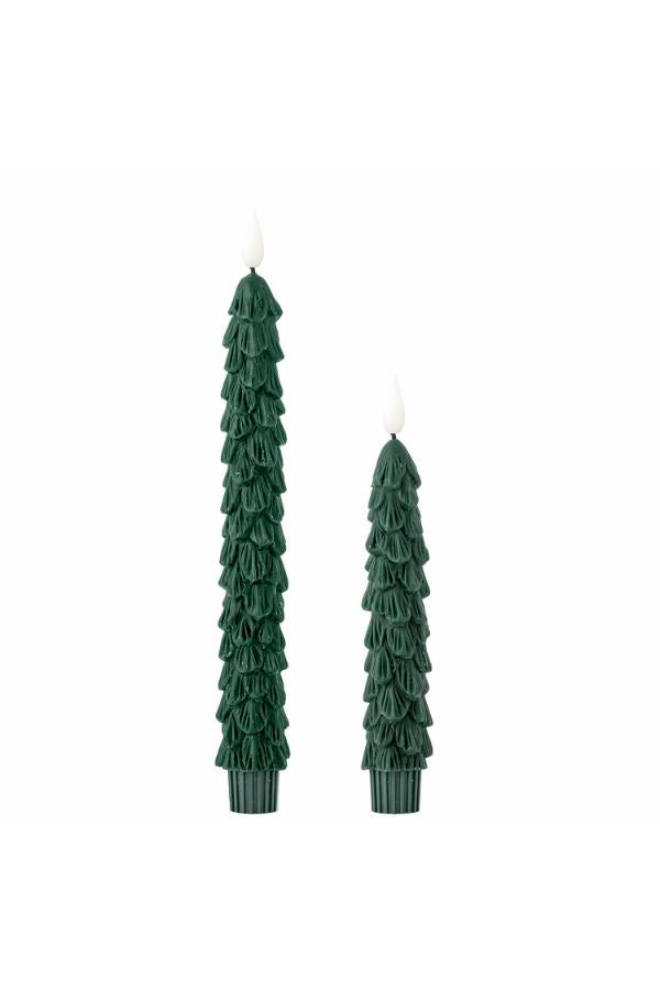 Bloomingville Ponza LED Candle, Green, Paraffin