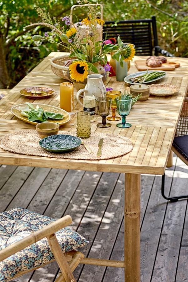 Bloomingville Sole Dining Table, Nature, Bamboo