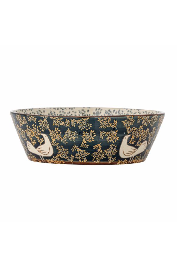 Bloomingville Hezha Bowl, Blue, Stoneware