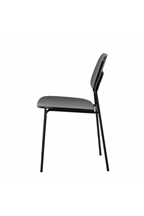 Bloomingville Monza Dining Chair, Black, Plywood