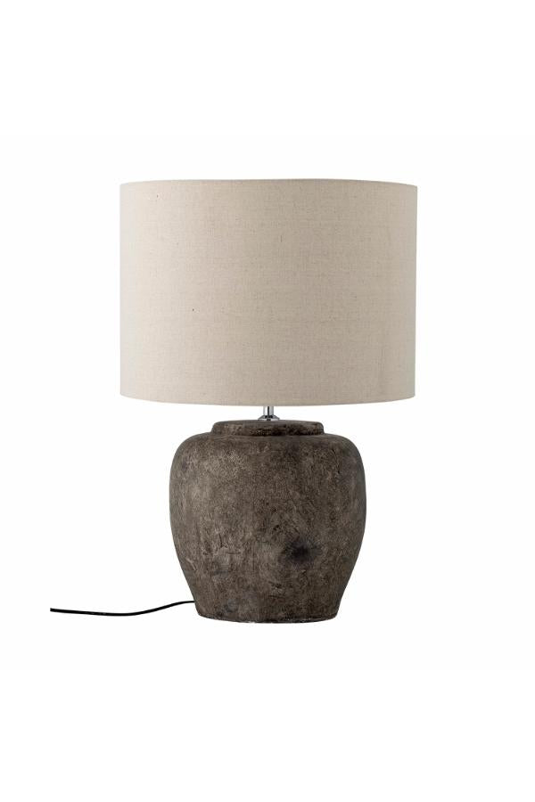 Bloomingville Isabelle Table lamp, Grey, Stoneware