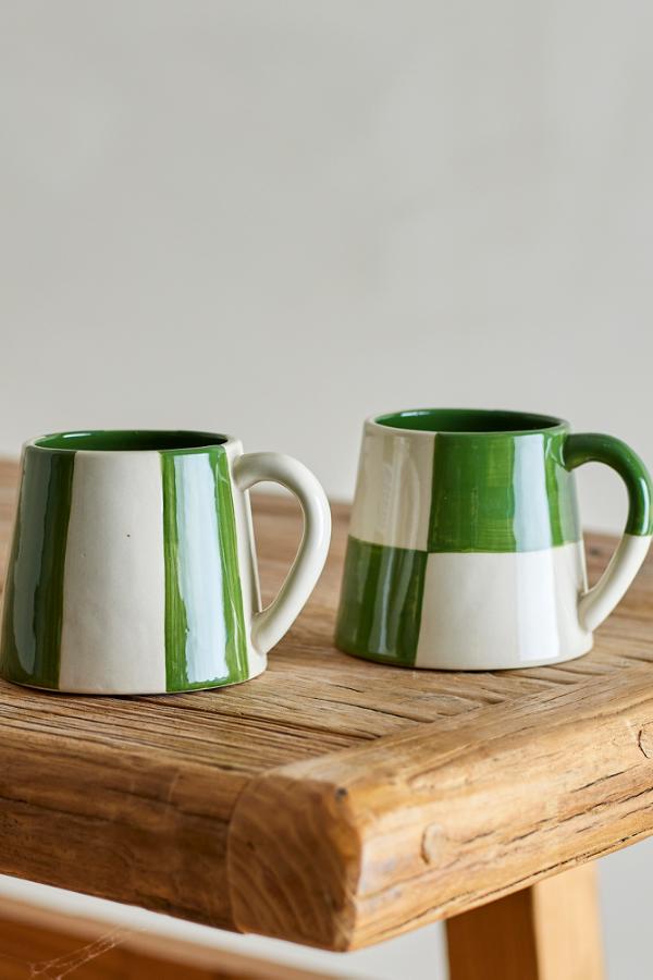 Bloomingville Floki Mug, Green, Stoneware