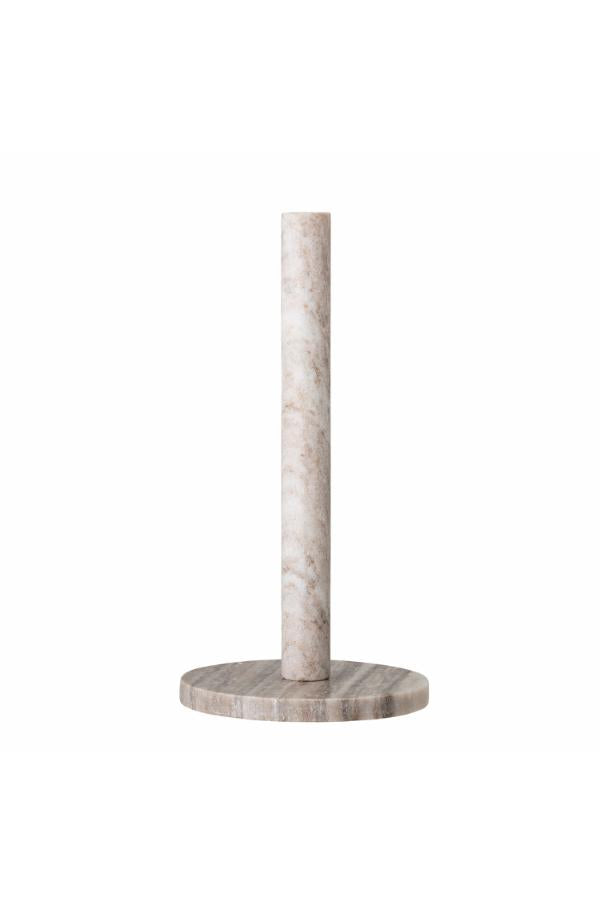 Bloomingville Emy Kitchen Paper Stand, Nature, Marble