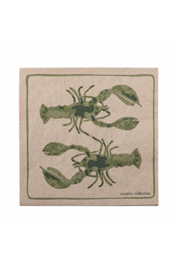Creative Collection Hadden Napkin, Green, FSC®Recycled, Paper
