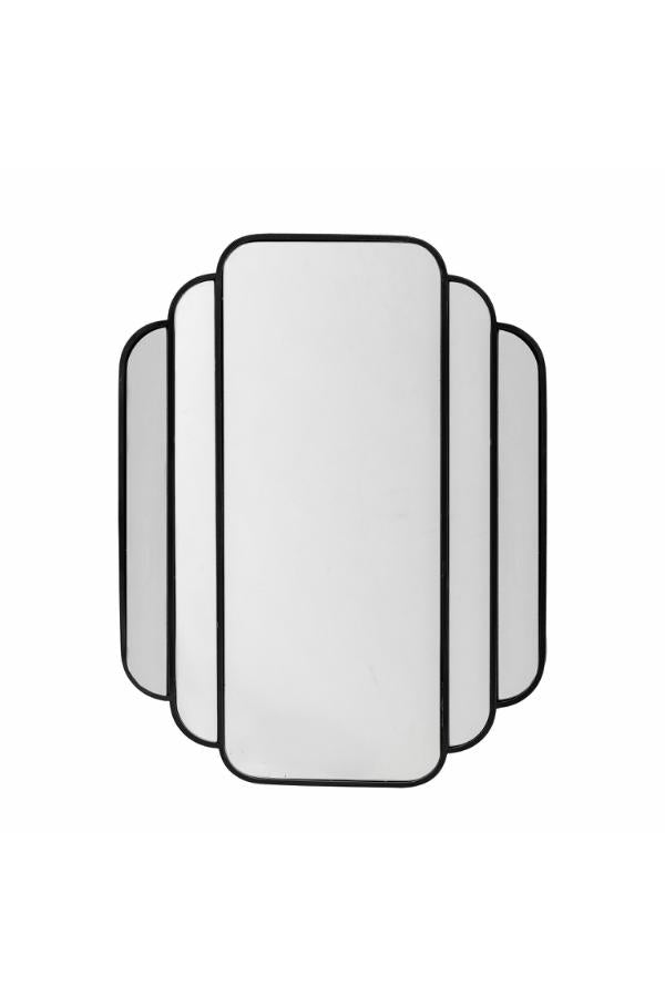 Creative Collection Mas Wall Mirror, Black, Metal