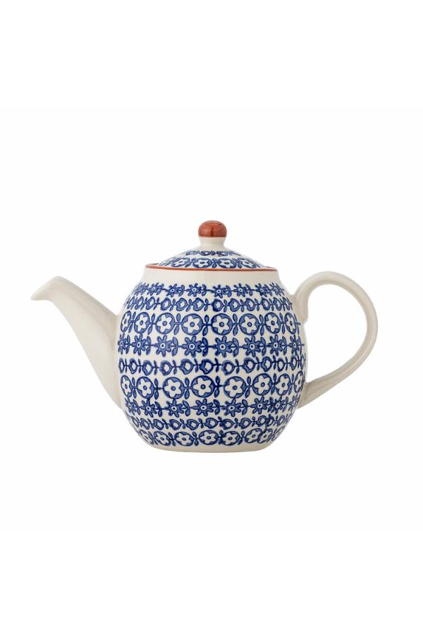 Bloomingville Karine Teapot, Blue, Stoneware