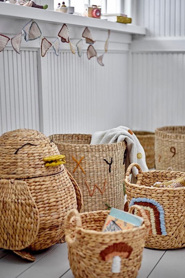 Bloomingville Mini Agnes Basket, Multi, Water Hyacinth