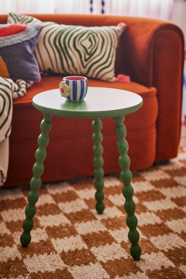 Bloomingville Salino Side Table, Green, Firwood