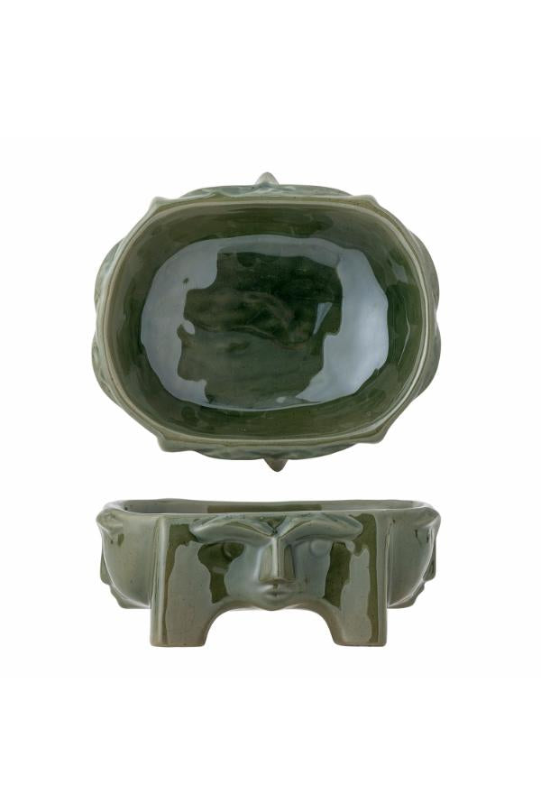Bloomingville Amilia Bowl, Green, Stoneware