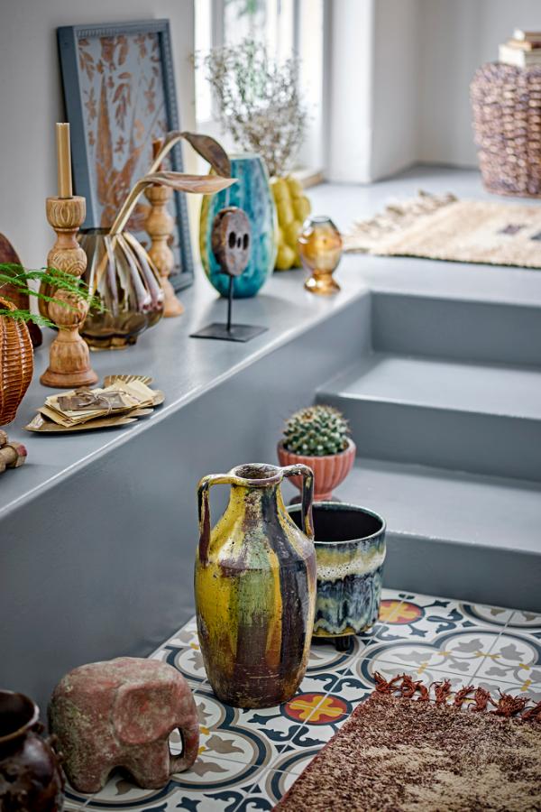 Creative Collection Nalua Candle Holder, Nature, Mango