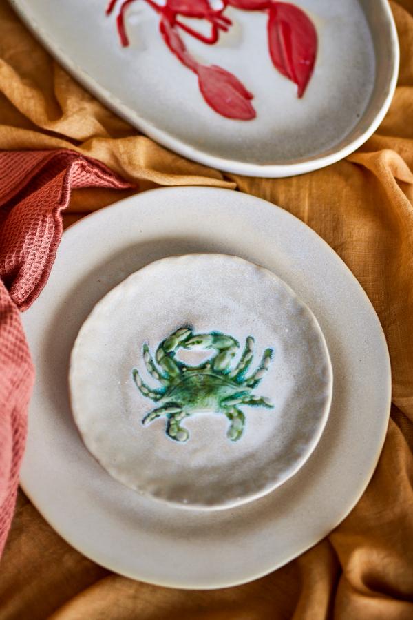 Creative Collection Hadden Plate, Green, Stoneware