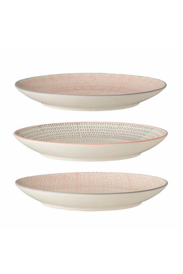 Bloomingville Cécile Plate, Multi, Stoneware