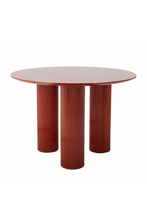 Bloomingville Della Dining Table, Red, FSC®100%, MDF