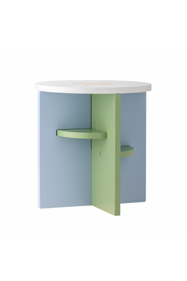 Bloomingville Mini Latti Stool, Multi, FSC®100%, MDF